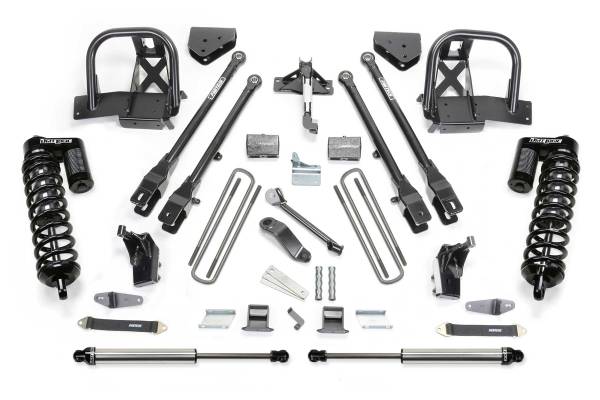 Fabtech - Fabtech Suspension Lift Kit 6" 4LINK SYS W/DLSS 4.0 C/O& RR DLSS 08-10 FORD F450/550 4WD - K2055DL