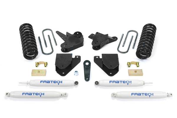 Fabtech - Fabtech Suspension Lift Kit 6" BASIC SYS W/PERF SHKS 05-07 FORD F250 2WD V10 & DIESEL - K2060