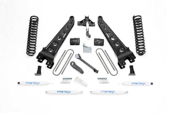 Fabtech - Fabtech Suspension Lift Kit 6" RAD ARM SYS W/COILS & PERF SHKS 2008-16 FORD F250 4WD - K2119
