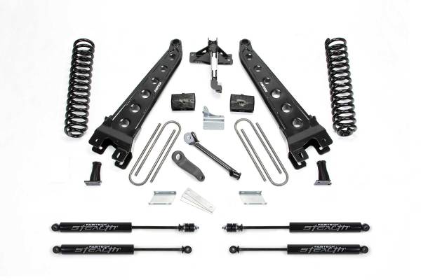 Fabtech - Fabtech Suspension Lift Kit 6" RAD ARM SYS W/COILS & STEALTH 2008-16 FORD F250 4WD - K2119M