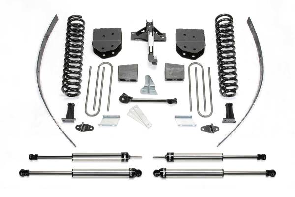 Fabtech - Fabtech Suspension Lift Kit 8" BASIC SYS W/DLSS SHKS 2008- 15 FORD F250 4WD W/O FACTORY OVERLOAD - K2121DL