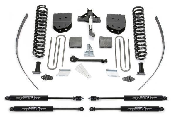 Fabtech - Fabtech Suspension Lift Kit 8" BASIC SYS W/STEALTH 2008-16 FORD F250 4WD W/O FACTORY OVERLOAD - K2121M