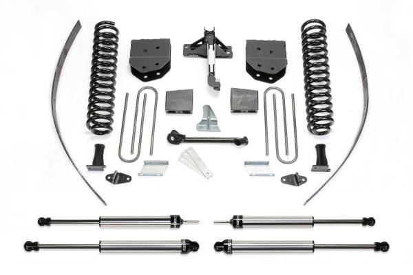 Fabtech - Fabtech Suspension Lift Kit 8" BASIC SYS W/DLSS SHKS 2008- 15 FORD F250 4WD W/FACTORY OVERLOAD - K2122DL
