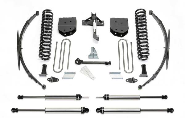 Fabtech - Fabtech Suspension Lift Kit 8" BASIC SYS W/DLSS SHKS & RR LEAF SPRNGS 2008-16 FORD F250/350 4WD - K2127DL