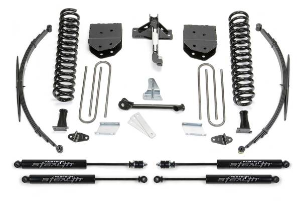 Fabtech - Fabtech Suspension Lift Kit 8" BASIC SYS W/STEALTH & RR LF SPRNGS 2008-16 FORD F250/350 4WD - K2127M