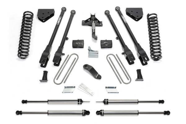 Fabtech - Fabtech Suspension Lift Kit 6" 4LINK SYS W/COILS & DLSS SHKS 2008-16 FORD F350/450 4WD 8 LUG - K2132DL