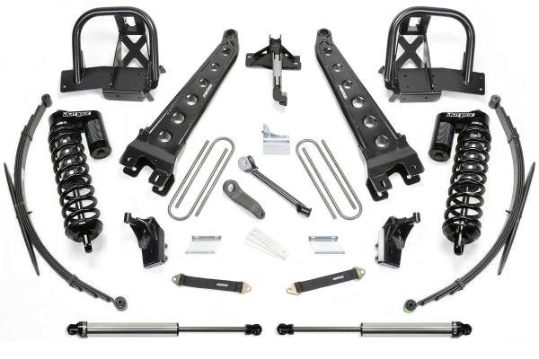 Fabtech - Fabtech Suspension Lift Kit 8" RAD ARM SYS W/DLSS 4.0 C/O& RR LF SPRNGS & RR DLSS 2011-16 FORD F250/350 4WD - K2143DL