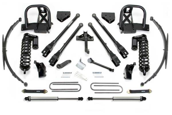 Fabtech - Fabtech Suspension Lift Kit 8" 4LINK SYS W/DLSS 4.0 C/O& RR LF SPRNGS & RR DLSS 2011-16 FORD F250/350 4WD - K2144DL