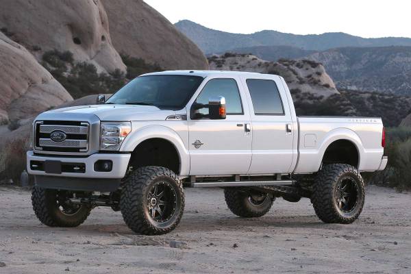 Fabtech - Fabtech Suspension Lift Kit 10" 4LINK SYS W/COILS & DLSS SHKS 2011-16 FORD F250 4WD - K2148DL