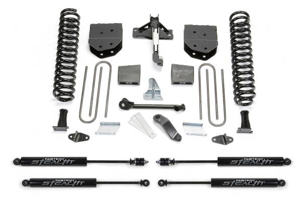 Fabtech - Fabtech Suspension Lift Kit 6" BASIC SYS W/STEALTH 2011-13 FORD F450/550 4WD 10 LUG - K2155M