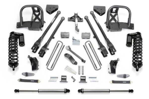 Fabtech - Fabtech Suspension Lift Kit 6" 4LINK SYS W/DLSS 4.0 C/O& RR DLSS 2011-13 FORD F450/550 4WD 10 LUG - K2159DL