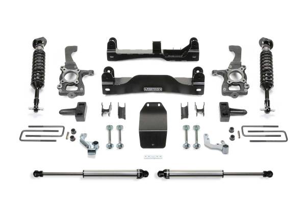 Fabtech - Fabtech Suspension Lift Kit 4" PERF SYS W/ DLSS SHKS 2014 FORD F150 4WD - K2192DL