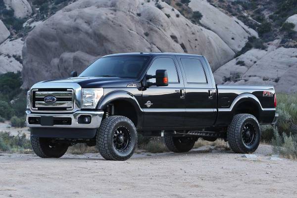 Fabtech - Fabtech Suspension Lift Kit 4" RAD ARM SYS W/DLSS 4.0 C/O& RR DLSS 2011-16 FORD F250 4WD - K2204DL