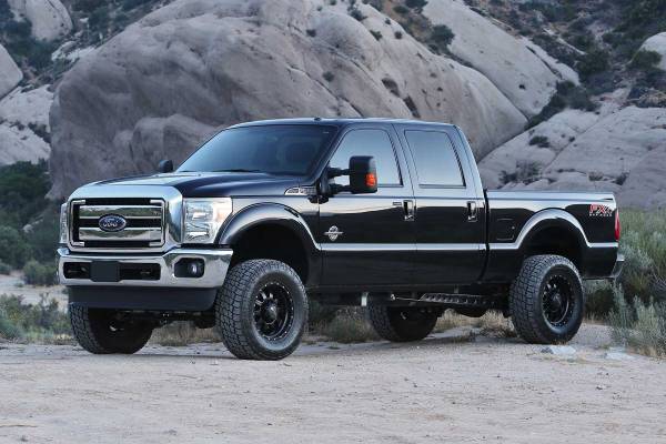 Fabtech - Fabtech Suspension Lift Kit 4" RAD ARM SYS W/COILS & PERF SHKS 2008-16 FORD F250/F350 4WD - K2211