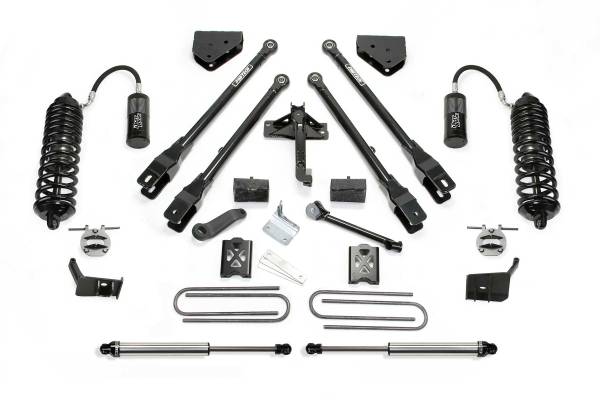 Fabtech - Fabtech Suspension Lift Kit 4" 4LINK SYS W/ 4.0 & 2.25 11-16 FORD F250/F350 4WD - K2224DL