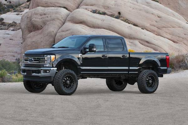 Fabtech - Fabtech Suspension Lift Kit 6" RAD ARM SYS W/COILS & DLSS SHKS 17-21 FORD F250/F350 4WD GAS - K2256DL