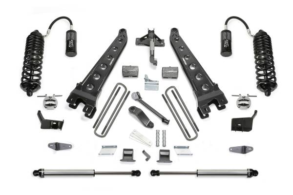 Fabtech - Fabtech Suspension Lift Kit 6" RAD ARM SYS W/ 4.0 R/R & 2.25 2011-16 FORD F250 4WD - K2270DL