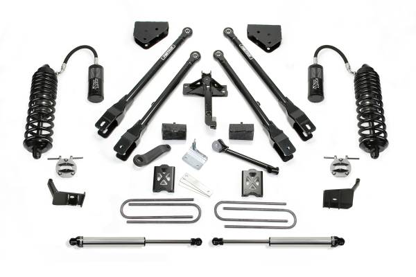 Fabtech - Fabtech Suspension Lift Kit 6" 4LINK SYS W/ 4.0 R/R & 2.25 2011-16 FORD F250 4WD - K2271DL