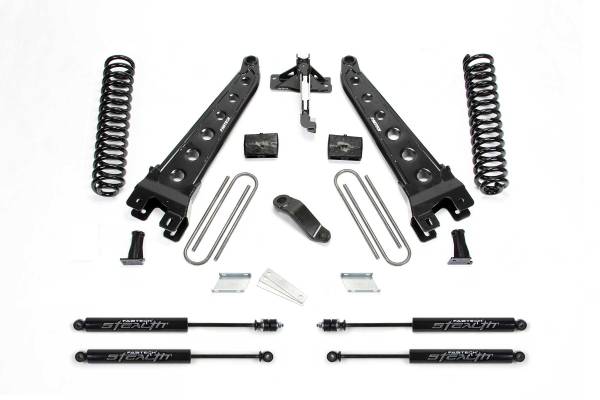 Fabtech - Fabtech Suspension Lift Kit 6" RAD ARM SYS W/COILS & STEALTH 2017 FORD F450/F550 4WD DIESEL - K2282M