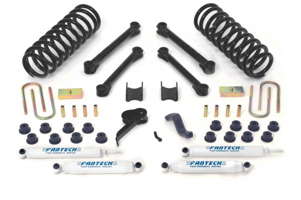 Fabtech - Fabtech Suspension Lift Kit 4.5" PERF SYS W/PERF SHKS 09-13 DODGE 2500/3500 4WD W/DIESEL & AUTO - K3037