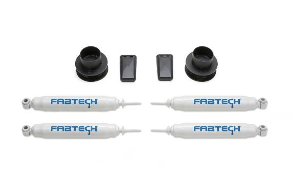 Fabtech - Fabtech Suspension Lift Kit 2.5" COIL SPCR KIT W/PERF SHKS 2014-18 RAM 2500 4WD - K3060