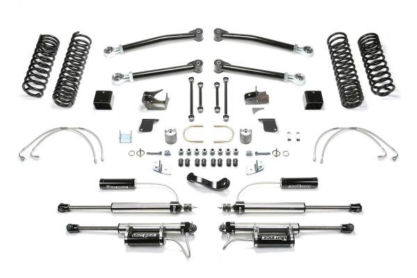 Fabtech - Fabtech Suspension Lift Kit 5" TRAIL LT W/ DLSS RESI 2007-18 JEEP JK 2-DOOR - K4069DL