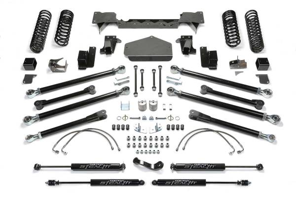 Fabtech - Fabtech Suspension Lift Kit 5" CRAWLER LT W/ STEALTH 2007-18 JEEP JK 2-DOOR - K4072M