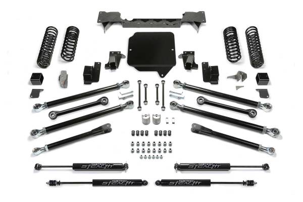 Fabtech - Fabtech Suspension Lift Kit 3" CRAWLER W/ STEALTH 2018-22 JEEP JL 4-DOOR - K4131M