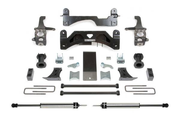 Fabtech - Fabtech Suspension Lift Kit 6" BASIC SYS W/C/O SPACERS & RR DLSS 07-15 TOYOTA TUNDRA 2/4WD - K7009DL