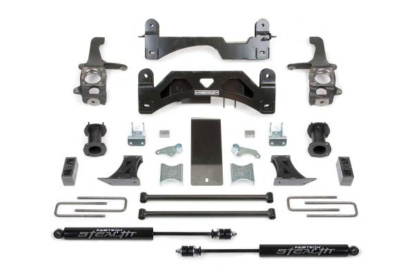 Fabtech - Fabtech Suspension Lift Kit 6" BASIC SYS W/C/O SPACERS & STEALTH RR 07-15 TOYOTA TUNDRA 2/4WD - K7009M