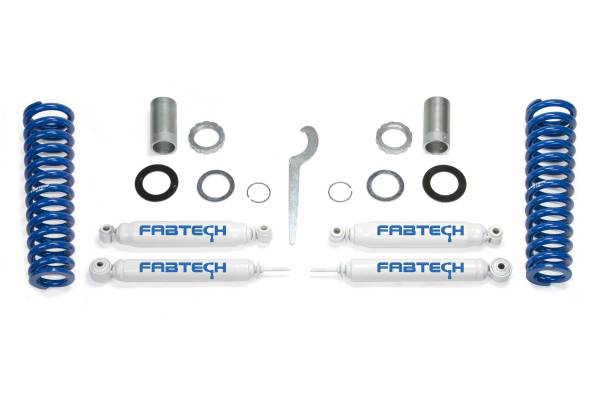 Fabtech - Fabtech Suspension Lift Kit 0-2.5" BASIC ADJ C/O SYS W/ PERF RR SHKS 00-06 TOYOTA TUNDRA 2WD/4WD - K7012