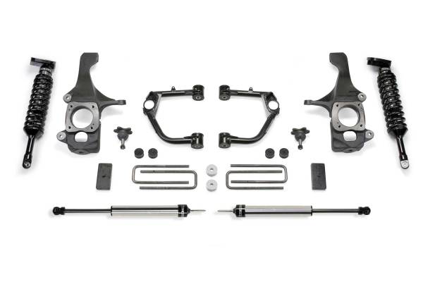 Fabtech - Fabtech Suspension Lift Kit 4" UCA KIT W/BJS & DLSS SHKS 07-15 TOYOTA TUNDRA 2WD/4WD - K7028DL