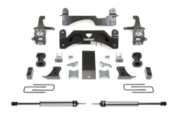 Fabtech - Fabtech Suspension Lift Kit 6" BASIC SYS W/C/O SPACERS & RR DLSS 2016-21 TOYOTA TUNDRA 2WD/4WD - K7054DL