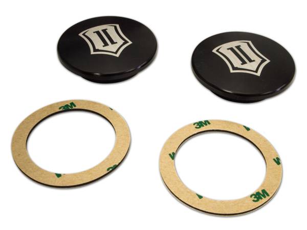 ICON Vehicle Dynamics - ICON Vehicle Dynamics Tubular Upper Control Arm Billet Cap Set