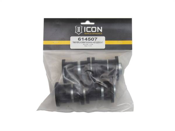 ICON Vehicle Dynamics - ICON (78650) UCA Replacement Bushing & Sleeve Kit