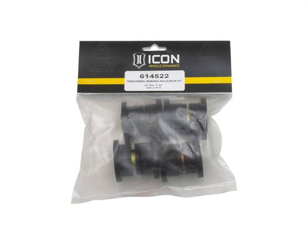 ICON Vehicle Dynamics - ICON (78550/78550DJ) Upper Control Arm Replacement Bushing And Sleeve Kit