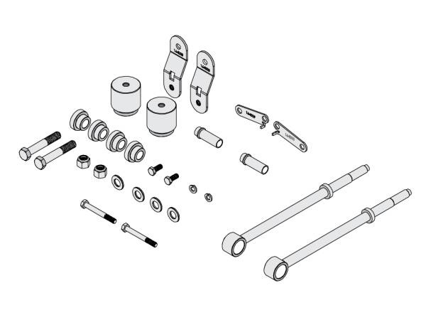 ICON Vehicle Dynamics - ICON 2005-07 Ford F250/F350 SD, 4.5” Lift, Front Box Kit