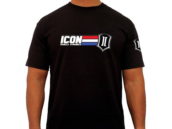 ICON Vehicle Dynamics - ICON GI-Logo Tee – Black, Large