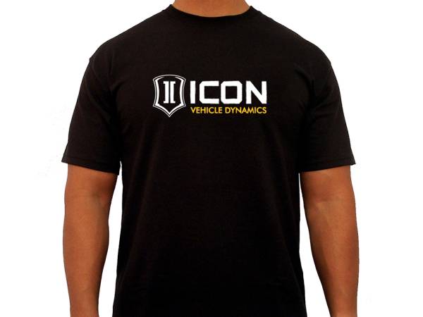 ICON Vehicle Dynamics - ICON R&D-Logo Tee – Black, Large