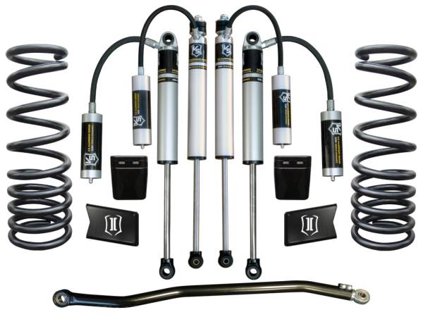 ICON Vehicle Dynamics - ICON 2003-12 Ram 2500/3500 4WD, 2.5" Lift, Stage 2 Suspension System