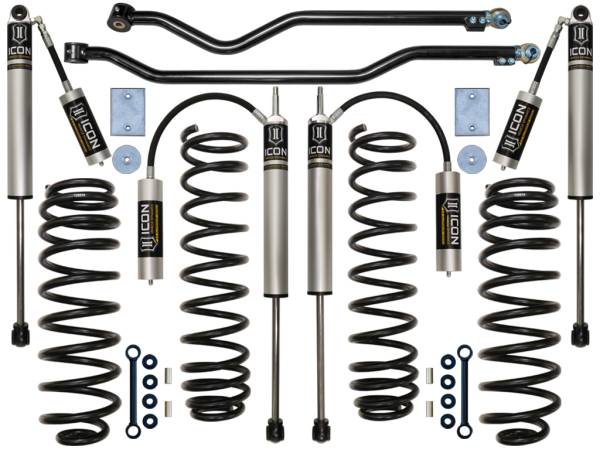 ICON Vehicle Dynamics - ICON 2007-18 Jeep JK Wrangler, 3" Lift, Stage 3 Suspension System