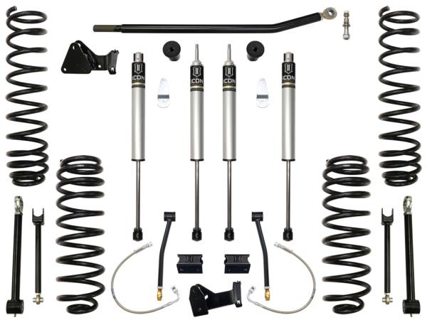 ICON Vehicle Dynamics - ICON 2007-18 Jeep JK Wrangler, 4.5" Lift, Stage 1 Suspension System