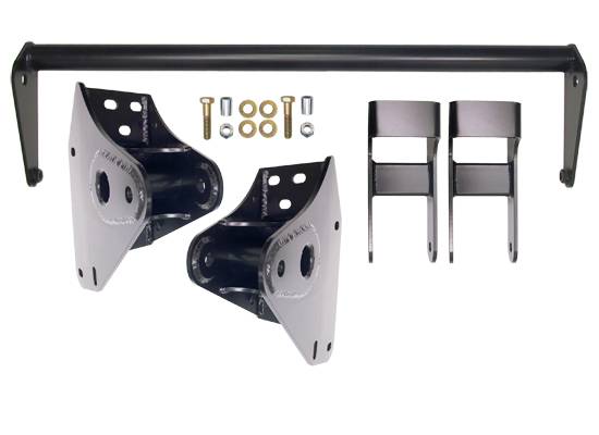 ICON Vehicle Dynamics - ICON 00-04 Ford F250/F350 3" Lift Front Drop Hanger Suspension System w/Bash Bar