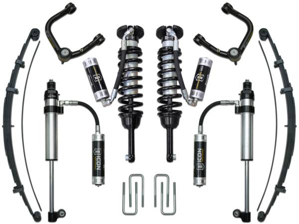 ICON Vehicle Dynamics - ICON 05-15 Tacoma 0-3.5" / 16-Up 0-2.75" Stage 8 Suspension System, Tubular UCA