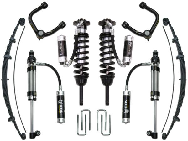 ICON Vehicle Dynamics - ICON 05-15 Tacoma 0-3.5" / 16-Up 0-2.75" Stage 10 Suspension System, Tubular UCA