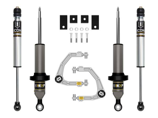 ICON Vehicle Dynamics - ICON 22-23 Toyota Tundra 0-3" Lift Stage 2, 2.5 EXP Suspension System, Billet