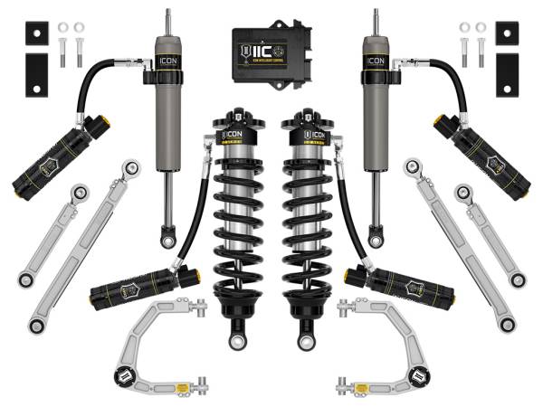 ICON Vehicle Dynamics - ICON 22-23 Toyota Tundra 1.25-3.25" Lift Stage 4 3.0 Suspension System, Billet