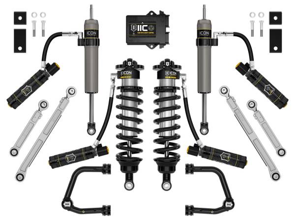 ICON Vehicle Dynamics - ICON 22-23 Toyota Tundra 2-3.25" Lift Stage 4 3.0 Suspension System, Tubular