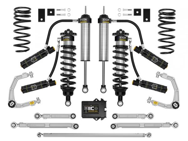 ICON Vehicle Dynamics - ICON 22-23 Toyota Tundra 1.25-3.25" Lift Stage 6 3.0 Suspension System, Billet