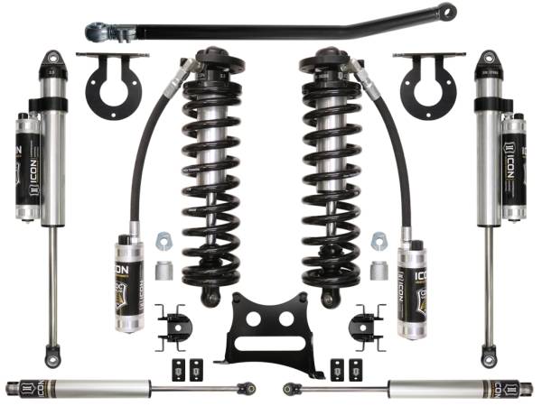 ICON Vehicle Dynamics - ICON 2005-2016 Ford F250/F350, 2.5-3" Lift, Stage 4 Coilover Conversion System